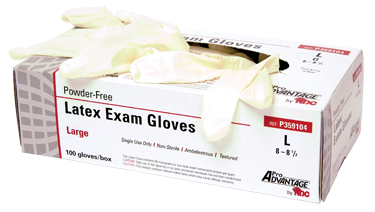 Gloves Exam ProAdvantage® Large NonSterile Latex .. .  .  